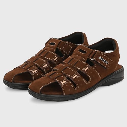 Image of Centrino Sandal for Men | Grip Insole for Stability | Modern Look with Straps | Comfortable Casual look sandal for Men's (9267)