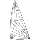 vela radial para laser 107,7 g Holt Vela di ricambio unisex Laser Mk2/Ilca7, bianco, taglia unica