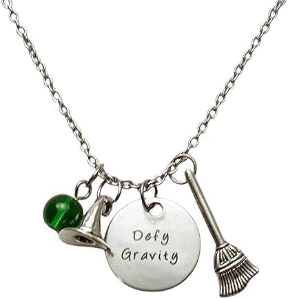 Defy Gravity Wicked Inspired Cluster Necklace