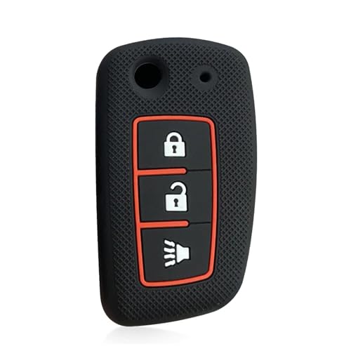 �V���R�[���Ԃ̃L�[�J�o�[ N-issan Kicks 2020 Lannia Altima Juke Qashqai J11 Sunny Cefiro A32 X-trail Versa Sentra Horn Case Fob �ƌ݊�������(Black(