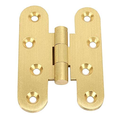Charnière laiton type H pour réparer une porte d'armoire affaissée avec ses vis - 6