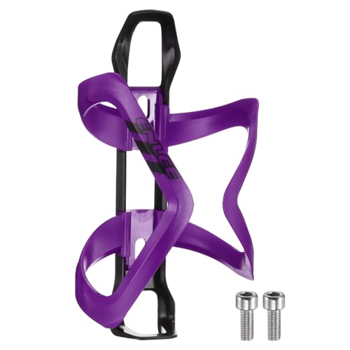 Porte-bouteille de vélo réglable violet de haute précision à charge droite