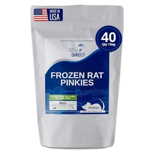 MiceDirect Frozen Pinkie Rat Food