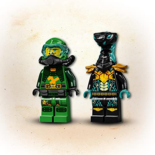 LEGO 71750 NINJAGO Lloyds Hydro-Mech, Unterwasser Set, Spielzeug für Jungen und Mädchen ab 7 Jahre mit 2 Ninja Mini… – Bild 4