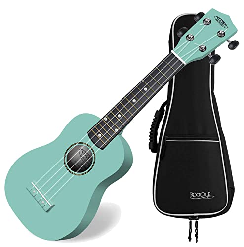 Classic Cantabile Us Tq-100 Ukulele Soprano, Turchese Con Custodia