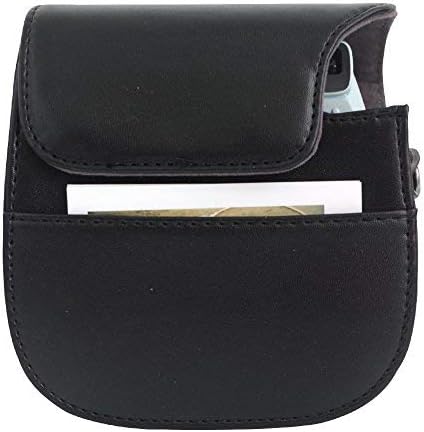 Protective & Portable Case Compatible with fujifilm for instax Mini 11/9/8/8+ Instant Film Camera with Accessories Pocket and Adjustable Strap - Black by SAIKA