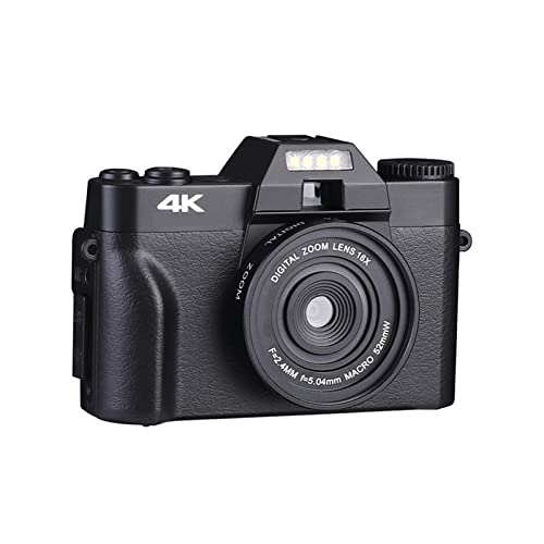 Appareil photo numérique pour vlog 4K avec caméscope vidéo rétro compact et écran orientable - 2