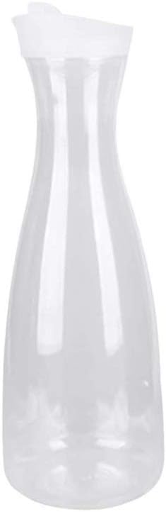 Big Plastic Pitcher with Lid Carafes Mix Drinks Water Jug for Hot/Cold Lemonade Juice Beverage Jar Ice Tea Kettle