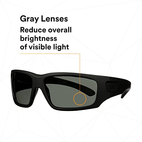 Image of Maxim 3M Elite 1000 Series, MXE1002SGAF-BLK, Black Frame, Scotchgard Anti-Fog Coating, Gray AF-AS Lens
