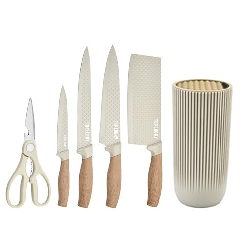 Wiztoynia KHAKI001 Knife Set, 6-Piece Khaki Professional Kitchen Knife Set thumb #7