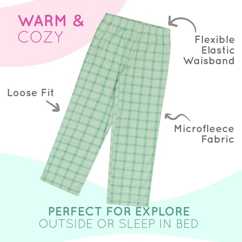 Mad Dog Girl's Pajama Pants - 2/3 Pack, Soft Micro Fleece Fashion Sleepwear Lounge. Sizes: 6-162