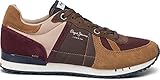  Pepe Jeans London Tinker Zero Half 19, Zapatillas Hombre, Marrón (Cognac 879), 45 EU
