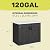 YITAHOME Outdoor Resin Storage Sheds with X-Shaped Lockable Door, 39 in Height Lockable Waterproof Horizontal Shed w/o Shelf?Easy to Assemble Shed Storage for Garden Tools, Dark Gray