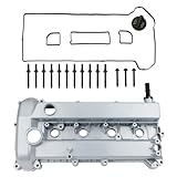 MITZONE Aluminum Valve Cover Compatible with Mazda 3 2.3L 2.0L Naturally Aspirated 2006 2007 2008 2009 Replace L3N5-10-210C L3N5-10-210A L3N5-10-210B White