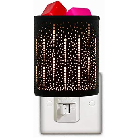 Megory electric wax melt burners , Plug In wax melt burners , Metal Fragrance Oil Burner air freshener,Wax melt burners for Home Office Bedroom Living Room Gifts& Decor Cover