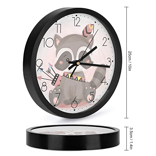Pendule murale moderne design minimaliste haute précision Racoon