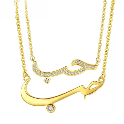 Collier amitié Arabe cadeau idéal avec pendentif amour pour elle