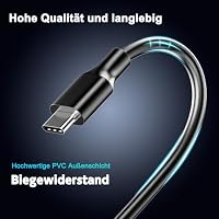 65W USB C Netzteil Laptop Ladekabel für HP Elitebook X360 830 840 1030 1020 1040, Chromebook X360, Spectre X360, ProBook X360, Pavilion x2, Envy X360, Type-C Universal Ladegerät Adapter – Ansicht 2