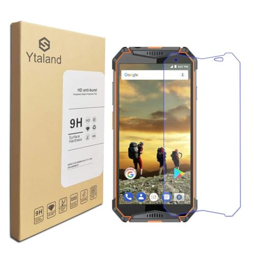 Ytaland [2 Pack] Screen Protector for Ulefone Armor 3WT / 3W / 3T, [ Anti-Fingerprints ] [0.3mm, 2.5D] [Bubble-Free] [9H Hardness] Tempered Glass Screen Protector for Ulefone Armor 3WT