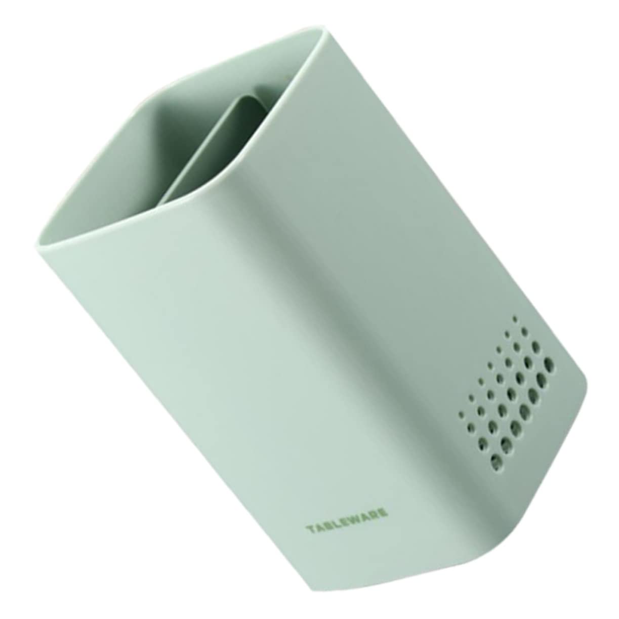 Alipis 1 PC Wall Mounted Household Chopstick Holder Lightweight and Storage Cage for Kitchen Organization Draining Design Keeps Cutlery Dry and Light Green