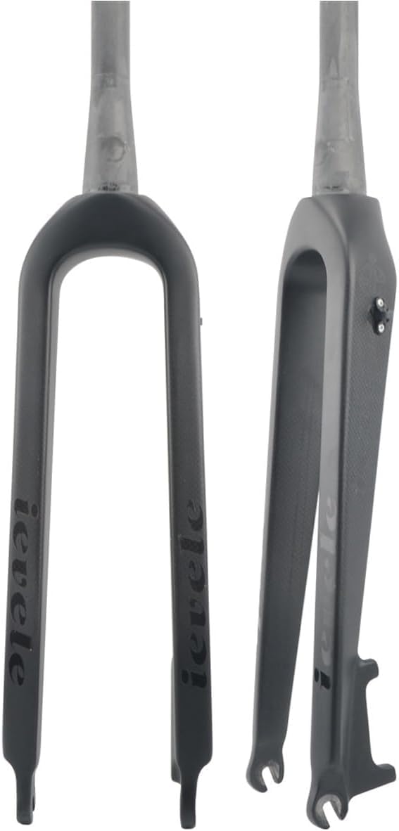 HOMSXPAC Mountain Bikes Rigid 26in 27.5in 29in 29L 28.6 1-1/8'' Straight Tube 1-1/2''Tapered Bike Hard Fork Carbon Fiber Front Forks Disc Brake QR(A,TAPERED_27.5IN)