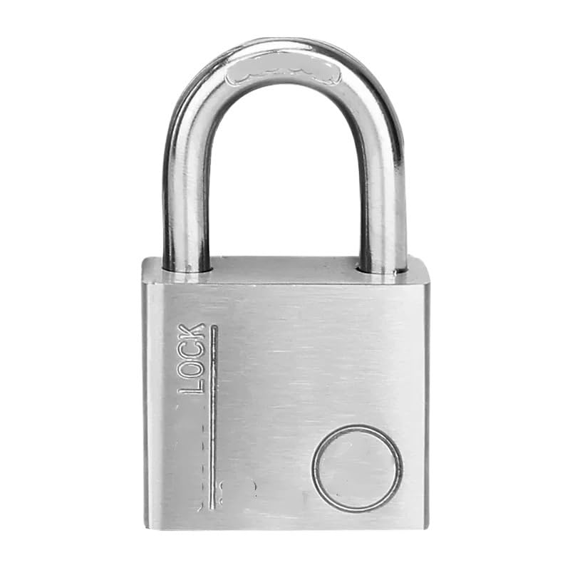 Candado 1 candado de acero inoxidable for gabinete, cerradura for muebles, puerta resistente al agua y óxido con 4 llaves(60mm-Long-4keys)