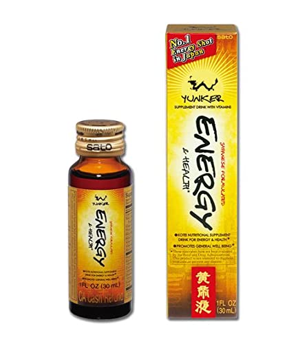 Yunker Kotei Solution Energy Drink by Sato Pharmaceutical - 30ml (Pack of 12)