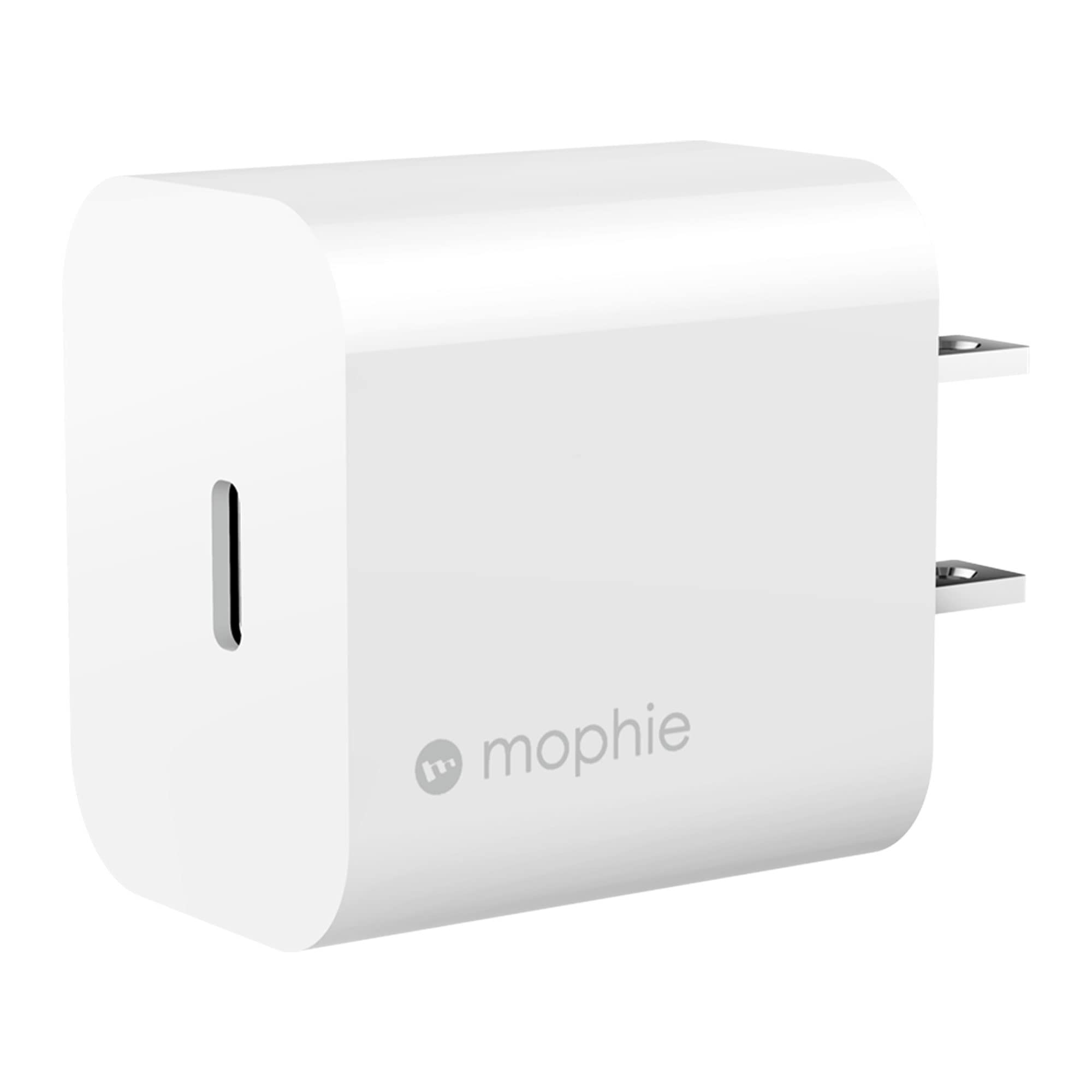 Caricatore Mophie 20W USB-C PD: Ricarica Veloce Per IPhone, Samsung E Xiaomi! Adattatore Da Parete Compatto Bianco.