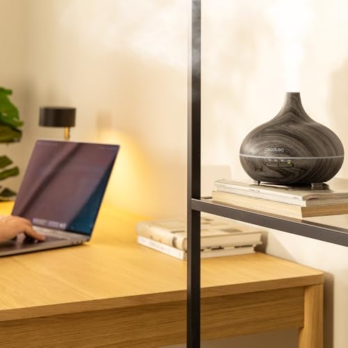 Miniatura 9 de Cecotec Humidificador Ultrasónico Con Difusor De Aromas Pure Aroma 300 Yin Grey. Depósito De Hasta 300ml, 7 Colores Led Ajustables, Temporizador 10h, Ultrasilencioso, Función De Aromaterapia