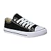 Produktbild Elara Unisex Sneaker Textil Turnschuh Low top Chunkyrayan B-YD3230-Schwarz-45