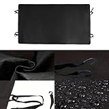 Campervans essentials Rear Barn Door van tailgate Awning Cover Rear Barn Door Canopy Cover Weather Protection Large Size 420D Oxford Waterproof Sun Shade Cover compatible with a variety of cars Black - Image 4