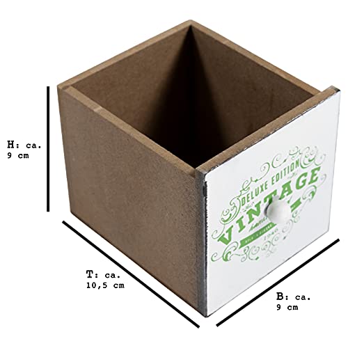 DRULINE Mini Cassettiera Vintage Armadio Gioielli