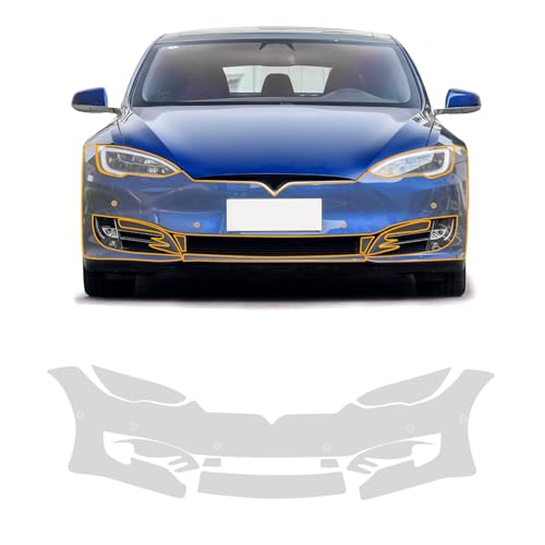 Kit PPF Tesla Model S 2016-2020 : roulez sereinement sur autoroute avec vos phares protégés