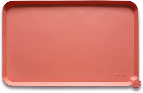 Miniatura 258 de Hoki Found - Bandeja de silicona para comida de mascotas , tapete mantel individual antideslizante para mascotas, tapete impermeable de alimentación