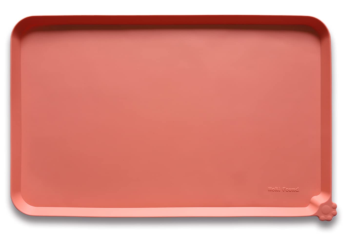 Tapis d'alimentation silicone chat imperméable Hoki Found L grand format pour écuelle et eau