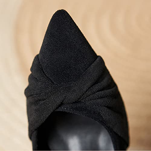 WOilERQ Women's High Heels Pointed Tip Shallow Mouth Fine Heel High Heel Profession Work High Heel Nightclub Plus Size Fashion Shoes Suitable for Women3