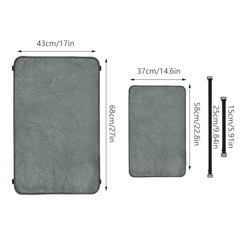 Fundas para sillón con bolsillo de almacenamiento lateral y protector de cabeza 3X 6
