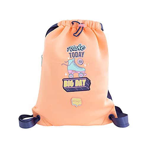 Mr. Wonderful - Mochila Saco Con Mensaje Y Diseño : Make Today A Big Day En Oferta Drawstring Bag - Make Today A Big Day
