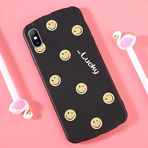 Amazon Maxlight ラブハート 携帯電話ケース Iphone X Xr Xs Max 8 7 Plus カートゥーン スマイル 絵文字 バックカバー ソフトtpuシリコンケース For Iphone 8 ケース カバー 通販
