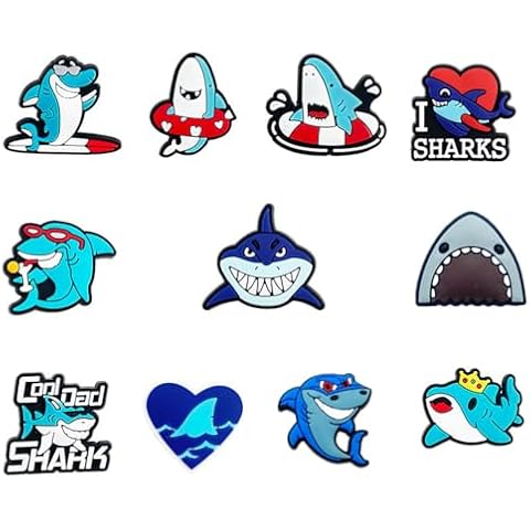 Fancico Shark Shoe Charms for Personalisation Cover
