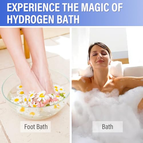 HNZXIB Hydrogen Water Bath Machine, Nano Bubble Bath Hydrogen Water Bubble Machine, High Concentration Hydrogen Rich Bubble Bath Machine for Skin Health and Rejuvenation Home Use/Body Therapy - Image 4