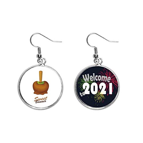 Pendientes de chocolate marrón y verde para tus eventos de tarde