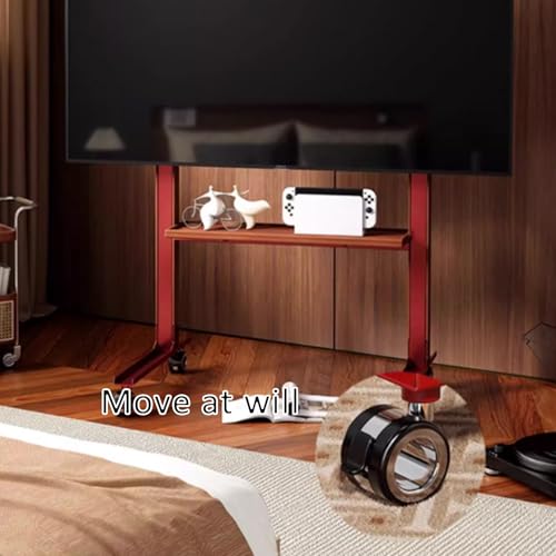 Soporte Móvil para TV con Ruedas y Ajuste de Altura miniatura 2