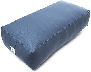 Incline Fit Round and Rectangle Supportive Yoga Bolster Filled with Cotton and Includes