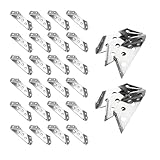 Conectores de ángulo de 30 piezas, soporte de fijación de acero inoxidable, para refuerzo y reparación de muebles como gabinetes, mesas