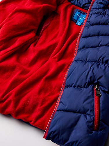 Perry Ellis Boys' Toddler Novelty Quilted Puffer W/Printed Taping, Navy, 2T #TOP1