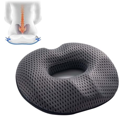 Listado de Sillon Ortopedico del mes. 46 MOONPAI Cojin para Hemorroides de Espuma Memoria,Asiento Hemorroides,Cojín Lesión de Cola Ciática para Aliviar Dolor Lumbar,Donut Almohada,Cojín Viscoelástica,Casa, Oficina,...