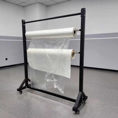 Support rouleaux de tissu réglable et mobile pour stockage intensif