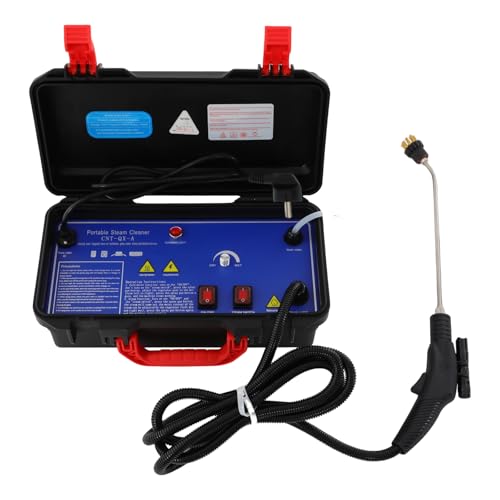 Nettoyeur Vapeur Portable, Nettoyeur Haute Pression Professionnel, Appareil de Nettoyage Vapeur Haute Température, Deux modes de nettoyage, pour Voiture...