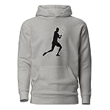 Ace2Eagle Carlos Alcaraz Tennis Black Silhouette Unisex Hoodie